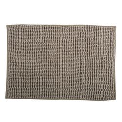 Alfombra Baño Chenilla Microf.40x60 Beig