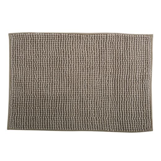 Alfombra Baño Chenilla Microf.40x60 Beig