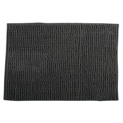 Alfombra Baño Chenilla Microf.40x60 Gris
