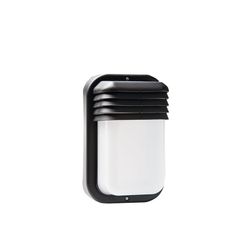 Aplique Ecoled E-27 18 W Vertical Negro