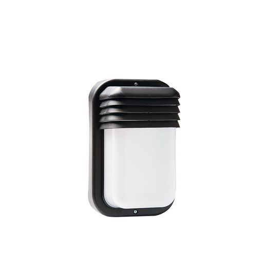 Aplique Ecoled E-27 18 W Vertical Negro