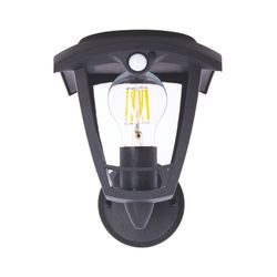 Aplique Solar Negro Retro Led Asn400