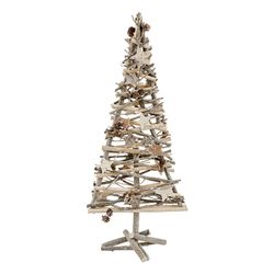 Arbol Navidad Madera Decor. 57 Cm.
