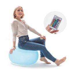Asiento Hinchable Led Multicolor