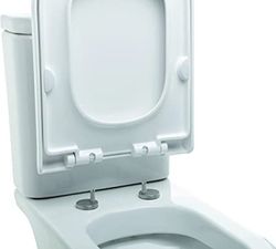 Asiento Wc Optima Cuadrado Blanco