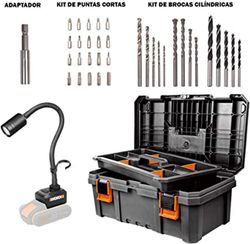 Atornillador Percutor 20v + 2 Baterias