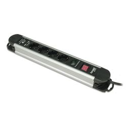 Base Enchufe Multiple 4 Tomas C/Usb
