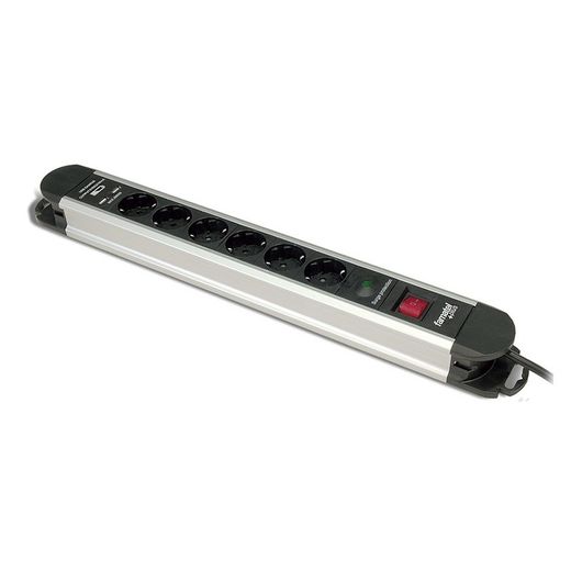 Base Enchufe Multiple 6 Tomas C/Usb