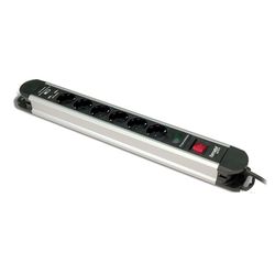 Base Enchufe Multiple 6 Tomas C/Usb