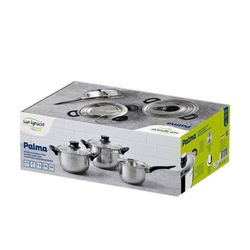 Batería Cocina 5 Piezas Inox Cookware Toledo