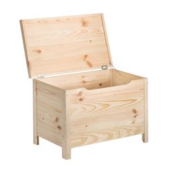 Baul Pino Macizo C/Cadena 70x40x48cm
