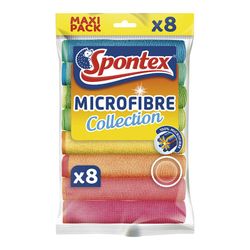 Bayetas Microfibra 8 Unidades Spontex