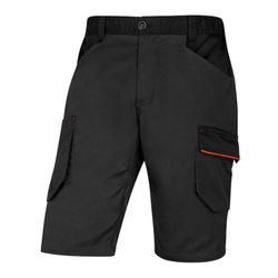 Bermuda 7 Bolsillos Gris-Naranja T/L