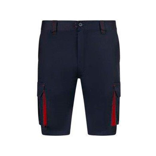 Bermuda Stretch Color Rojo/Negro T/46