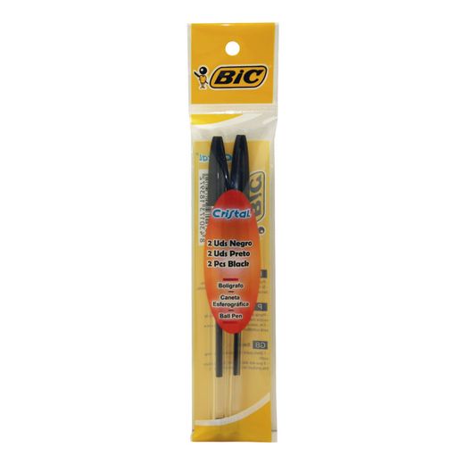 Blister 2 Uds.Boligrafo Bic Negro