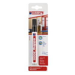 Blister.Marcador Perm.Edding 3000 Negro