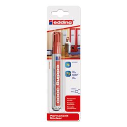 Blister.Marcador Perm.Edding 3000 Rojo