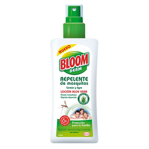 Bloom Derm Protect Loción repelente Con Aloe Vera