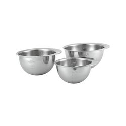 Bol Acero Inox.Medidor Ø 22.5 Cm.1200Ml