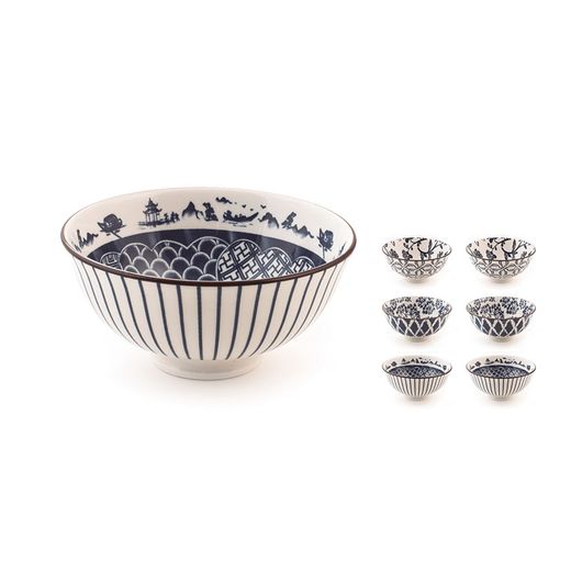 Bol Poke Porcelana Seta 12 Cm.Surt.