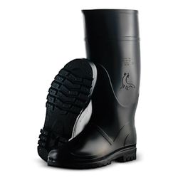 Bota Agua Caña Alta Negra T-45