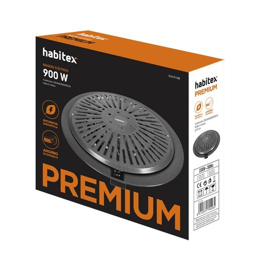 Brasero Bajo Consumo. 900 W. Habitex