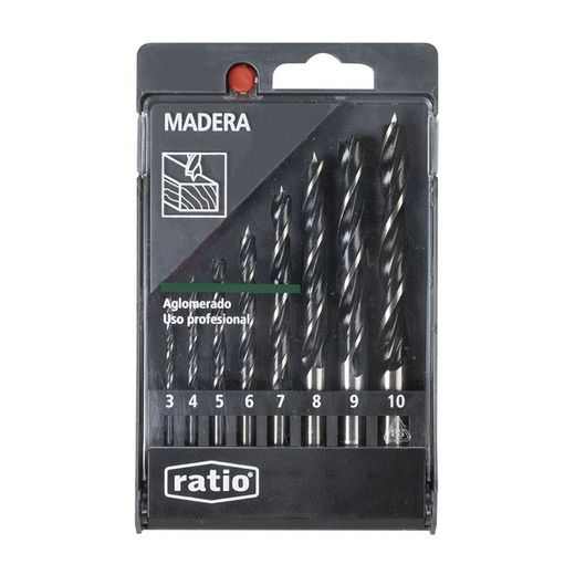 Brocas Para Madera Juego 8 Unidades Ratio