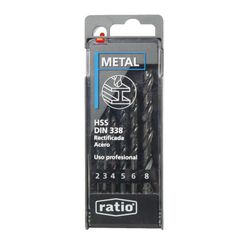 Brocas Para Metal Hss Juego 6 Unidades Ratio