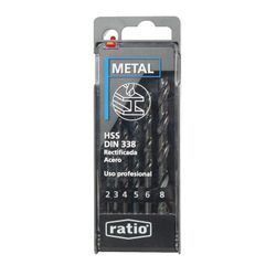 Brocas Para Metal Hss Juego 6 Unidades Ratio