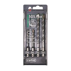 Brocas Sds Plus Juego 4 Unidades Ratio