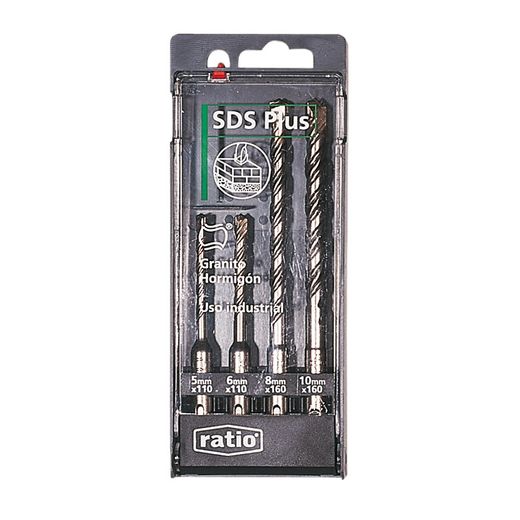 Brocas Sds Plus Juego 4 Unidades Ratio