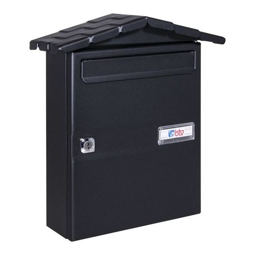 Buzón Exterior Chalet Negro 240x87x345mm