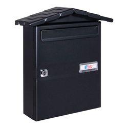 Buzón Exterior Chalet Negro 240x87x345mm