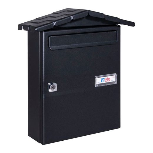 Buzón Exterior Chalet Negro 240x87x345mm