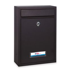 Buzon Exterior Metalica  Bermeo. Negro.