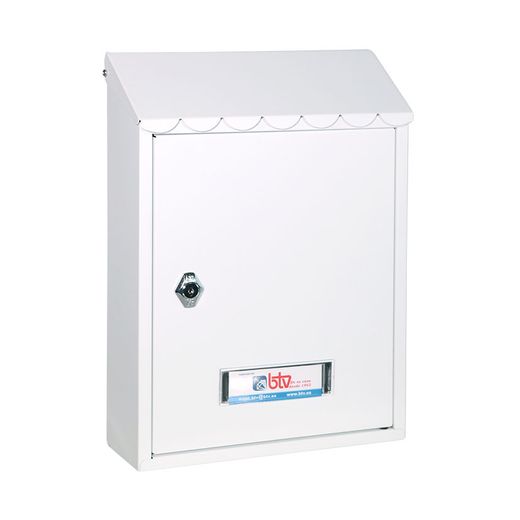 Buzon Exterior Metalica Laredo. Blanco.