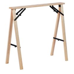 Caballete Pino Macizo Plegable