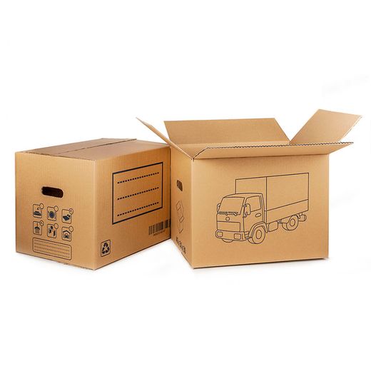 Caja Carton Mudanza . 50x35x35cm 10 Unidades
