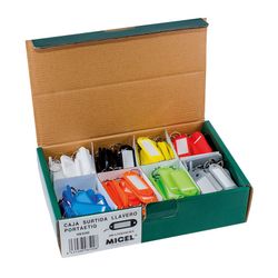 Caja Llavero Portaetiquetas 200 Unds