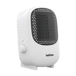 Calefactor Ceramico Mini Blanco Con Cabl