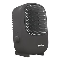 Calefactor Ceramico Mini Negro Con Cable