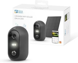 Cámara seguridad inteligente 1080p Dalia - Exterior con Placa Solar