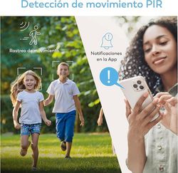 Cámara seguridad inteligente 1080p Dalia - Exterior con Placa Solar