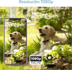 Cámara seguridad inteligente 1080p Dalia - Exterior con Placa Solar