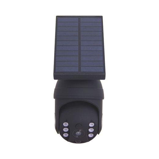Cámara Solar Ficticia Led, Sensor Mov.