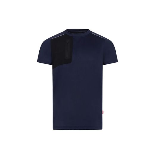 Camiseta Tecnica Manga C. Gris/Negro T/L