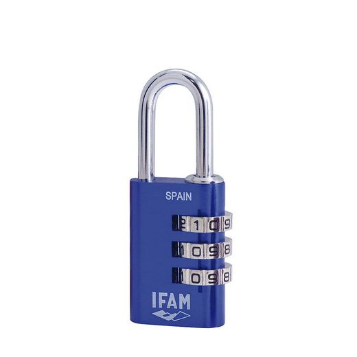 Candado Alum. Combinacion Azul. 20 Mm.