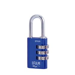 Candado Alum. Combinacion Azul. 20 Mm.