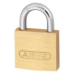 Candado De Laton De 20Mm.Arco Normal Bl.