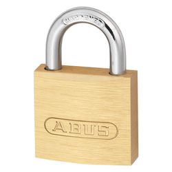 Candado De Laton De 20Mm.Arco Normal Bl.